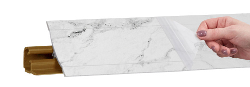 Плинтус для столешниц  Мрамор белый 3.0мм. LB-231-15